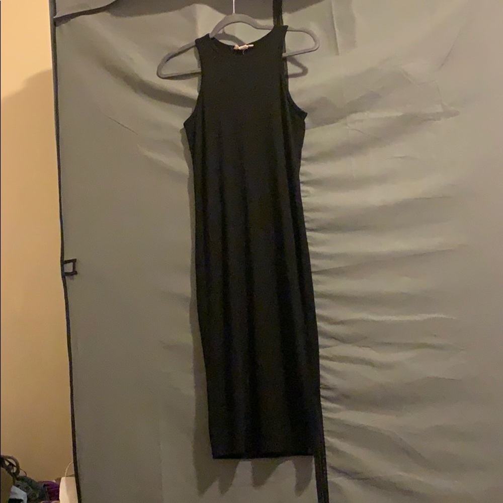 Black Bodycon Midi Dress